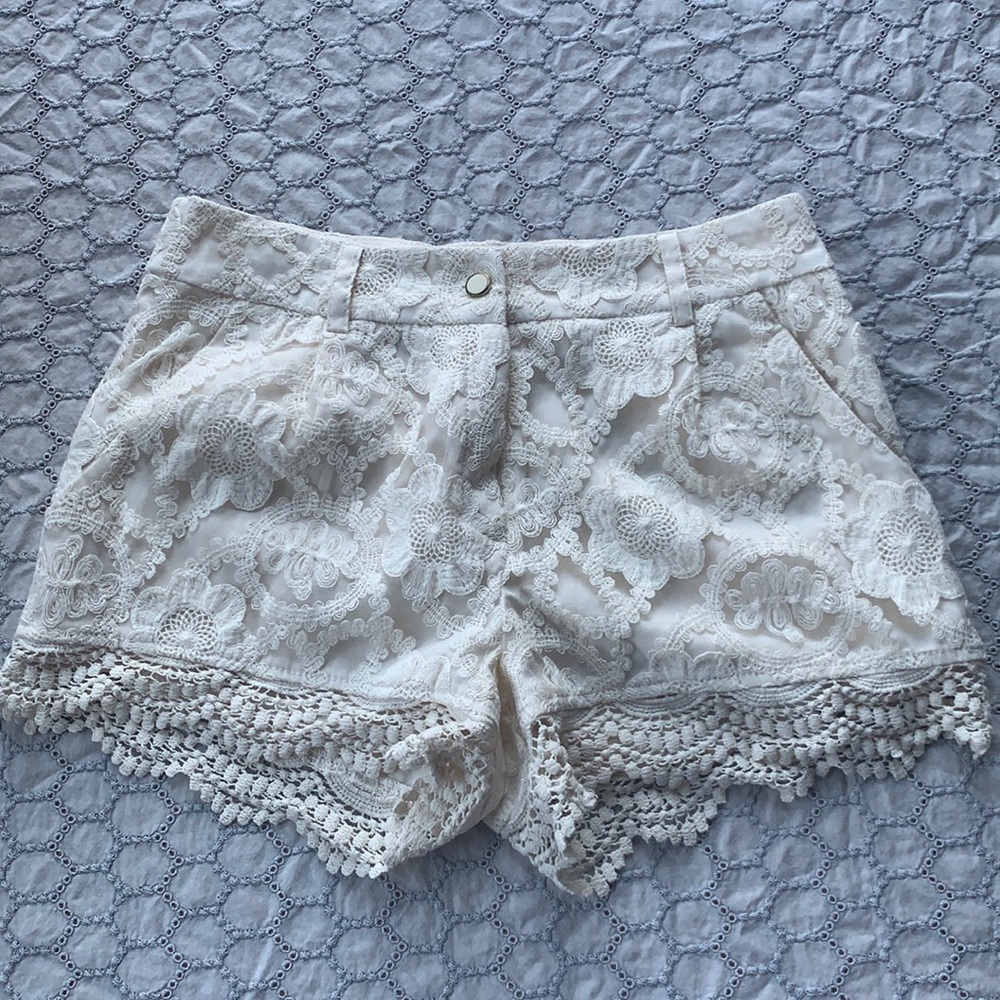 Lace shorts